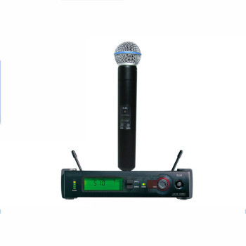 SLX24 Wireless Microphone System SLX4 Receiver SLX2 Beta58 Handheld Set SLX24 Wireless Microphone System SLX4 Receiver SLX2 Beta58 Handheld Set