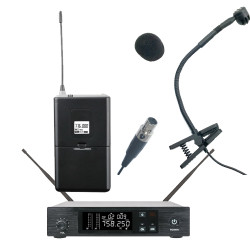 MiCWL Beta98 Wireless Instrument Microphone UHF QLXD 1 to 1 Stage Performance System