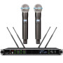 Axiet AD4D with Dual Beta58 Wireless Karaoke Microphone System for Stage Live Music Performance Mixer AMP
