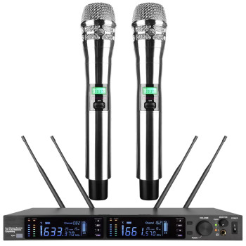 2 KSM8 Silver Handheld Digital Wireless Microphone System Professional Singing 2 KSM8 Silver Handheld Digital Wireless Microphone System Professional Singing