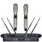 High-End 200 Channel Digital Wireless Microphone System AD4D-II Silver KSM8 Handheld ADX2 DJ Karaoke Stage Singing Vocal Mic