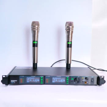 ULXD LED KSM8 Silver Digital Wireless Microphone System ADX2 K8 Handheld DJ Karaoke Stage Singing Vocal Mic 200 Channel