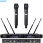 AD4D 200 Channel Dual KSM9 Handheld Wireless Microphone System Stage Performance Singing Karaoke 500m Adjustable Frequency