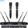 AD4D 200 Channel Dual KSM9 Handheld Wireless Microphone System Stage Performance Singing Karaoke 500m Adjustable Frequency