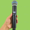 Rechargeable SLXD24 Beta58 Handheld Digital Wireless Microphone System – Professional UHF Mic for Stage Performance, Karaoke, Party & Live Events Bodypack Charging Option