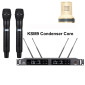 Advanced ULXD4 Dual KSM9 Condenser Capsule Handheld Stage Vocal Concert Mics Sets 4 Antenna True Diversity