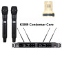 Advanced ULXD4 Dual KSM9 Condenser Capsule Handheld Stage Vocal Concert Mics Sets 4 Antenna True Diversity