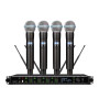 AD4Q-Beta58 4 Channel Wireless Microphone System 4 Beta-58 Handheld Cardioid Dynamic DJ Karaoke Stage Sing