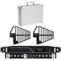 UA848 Digital Antenna Distribution Amplifier for Wireless Microphone Systems UHF 470-960MHz Signal Booster with Anti-Interference Long Range Secure Encryption Crystal-Clear Audio for Stage KTV Live Streaming Church
