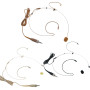 Beige Tan Black Double Ear Headset For Sennheiser G2 G3 G4 EW XV Pocket Transmitter HM200 3 Color