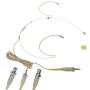 HM200 HeadMic Headset Microphone For Sennheiser AKG Shure MiPro Audio-Technica Samson Wirelss TA4F TA3F 3.5mm Beige