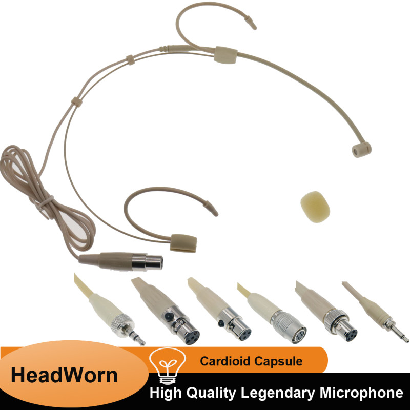 OM68 Unitdirectional Wireless Headset Microphone for Sennheiser G2 G3 G4 Shure ULX SLX PGX AKG Audio Technica Samson mini 3Pin 4Pin