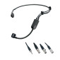 PGA31-TQG Headset Condenser Microphone For Shure PGXD14 GLXD14 BLX1288 BLX14 Wireless Bodypack Transmitter 4Pin TA4F 3Pin TA3F