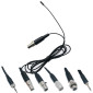 Black TL48 Very Mini Clip-On Lavalier Microphone For Sennheiser Shure AKG Wireless BodyPack System