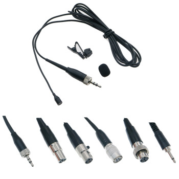 TL35 Black Mini Clip-On Lavalier Lapel Microphone For Sennheiser Shure AKG Wireless Body Pack Transmitter 3.5mm Jack Stereo TL35 Black Mini Clip-On Lavalier Lapel Microphone For Sennheiser Shure AKG Wireless Body Pack Transmitter 3.5mm Jack Stereo