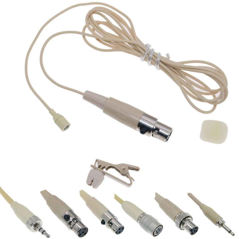 TL35 Mini Lavalier Lapel Microphone For Sennheiser Shure AKG Samson Gimini Bodypack Transmitter