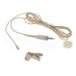 Beige Hidden Clip-On Lavalier Microphone For Sennheiser G2 G3 G4 Wireless BeltPack Transmitter System MiCWL TL48