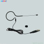 Black SM20 Earset Microphone For Shure Wireless BeltPack 4Pin Lock HeadMic
